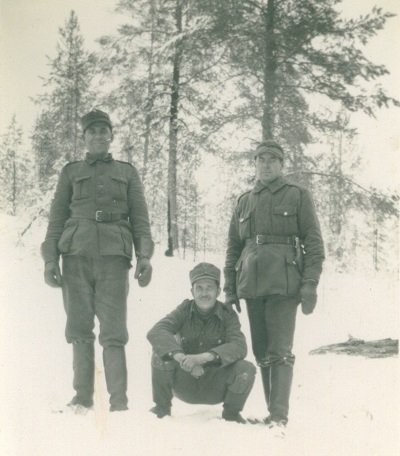 Otto ja Eino Hänninen Uhtua1939